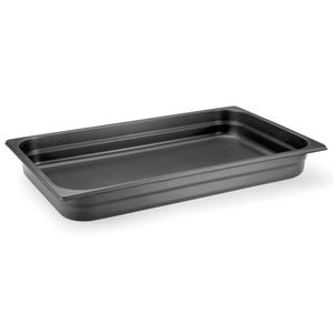 M & T  Gastronorm pan 1/2  stainless steel depth  65 mm  non stick grey