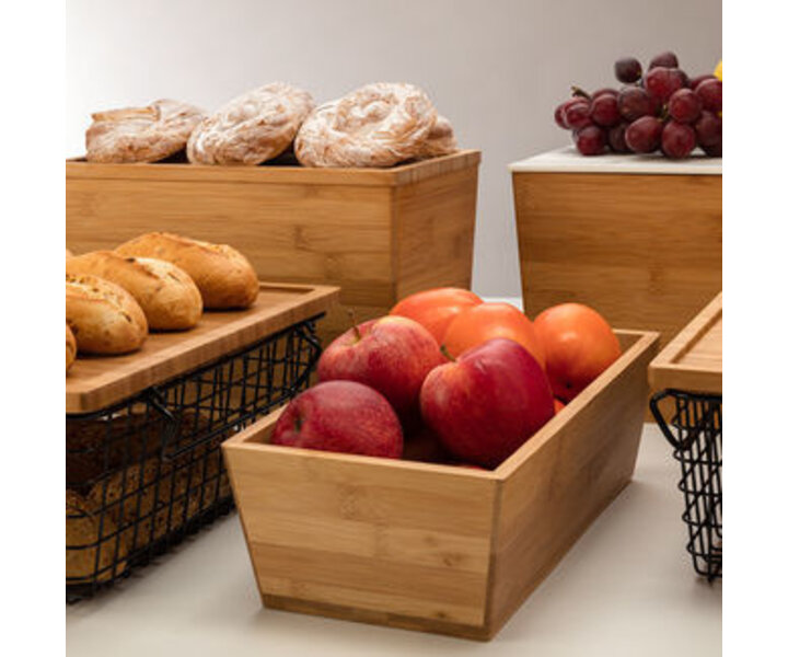 M&T Gastronorm bak GN 1/2  10 cm diep  bamboe hout