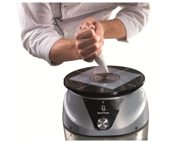 MATFER  Revolving cake stand electrical Ø 24 cm. With adjustable speed