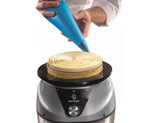 MATFER  Draaiplateau elektrisch Ø 24 cm. Met regelbare snelheid