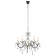 M&T Chandelier clear aryclic - Ø 46 cm -  exclusive 5 x E14  bulbs