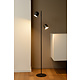M & T  Floor lamp black- LED dimable - 2 x 5W 2700K  bulbs included