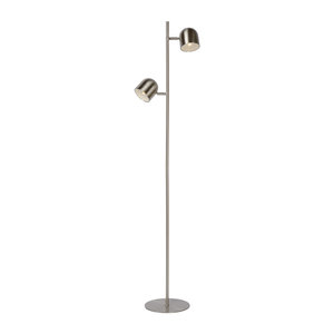 M & T  Lampadaire chromé mat - LED à intensité variable - 2 x 5 W 2700K  inclus