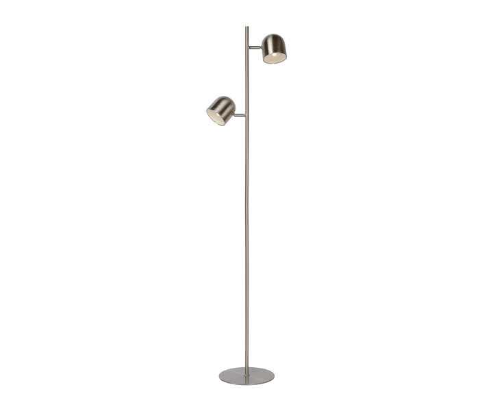 M&T Floor lamp chromeplated matt- LED dimable - 2 x 5W 2700K  bulbs included