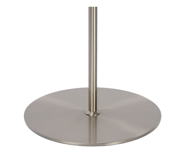 M&T Vloerlamp chrome mat- LED dimbaar - inclusief 2 bulbs 5W 2700K