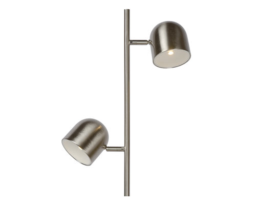 M & T  Floor lamp chromeplated matt- LED dimable - 2 x 5W 2700K  bulbs included