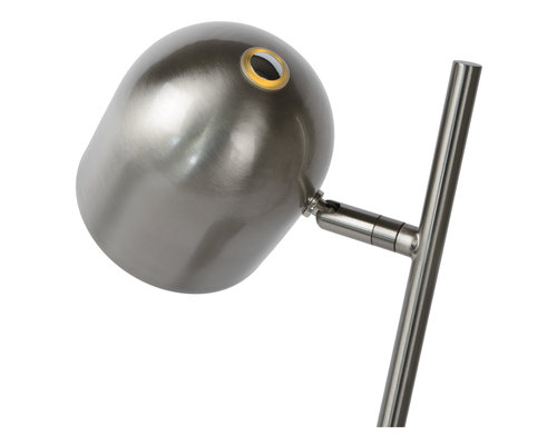 M&T Floor lamp chromeplated matt- LED dimable - 2 x 5W 2700K  bulbs included