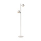 M & T  Lampadaire métal blanc  - LED à intensité variable - 2 x 5 W 2700K  inclus