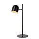 M & T  Bureaulamp zwart  - Ø 16 cm - LED Dimbaar - inclusief 1 buble 1 x 5W 3000K