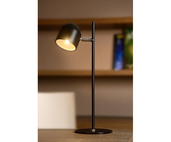 M&T Desk lamp black - Ø 16 cm - LED Dimable - 1 bulble 5W 3000K  included