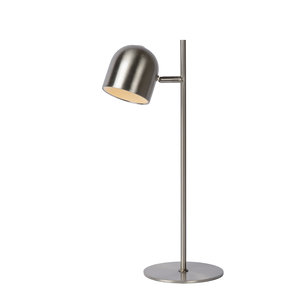 M & T  Desk lamp chrome matt - Ø 16 cm - LED Dimable - 1 bulble 5W 3000K  included