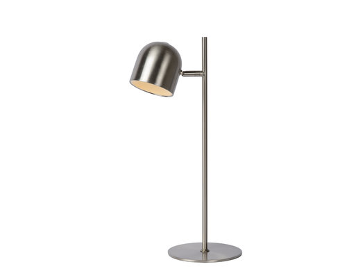 M & T  Lampe de bureau  chrome mat  - Ø 16 cm - LED  à intensité variable- bulbe 1x5W 3000K  comprise