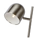 M & T  Bureaulamp chroom mat  - Ø 16 cm - LED Dimbaar - inclusief 1 buble 1 x 5W 3000K