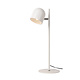 M & T  Bureaulamp wit - Ø 16 cm - LED Dimbaar - inclusief 1 buble 1 x 5W 3000K