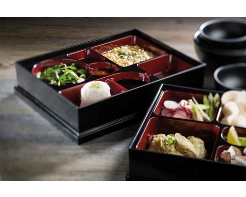 M & T  BENTO BOX ABS 27 x 21 x H 6 cm  met deksel