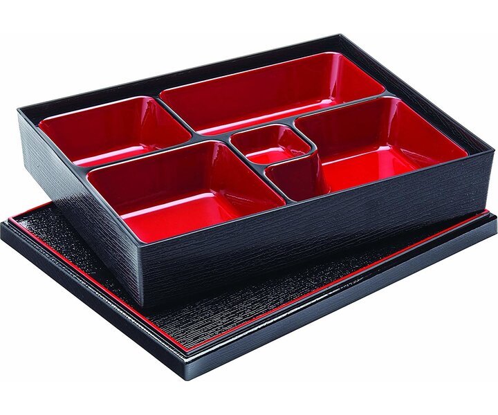 M&T BENTO BOX with lid  ABS 27 x 21 x H 6 cm