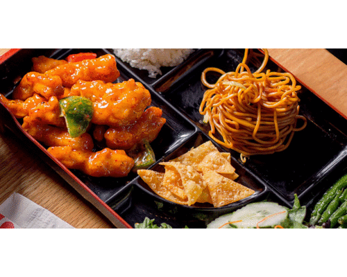 M&T BENTO BOX with lid  ABS 27 x 21 x H 6 cm