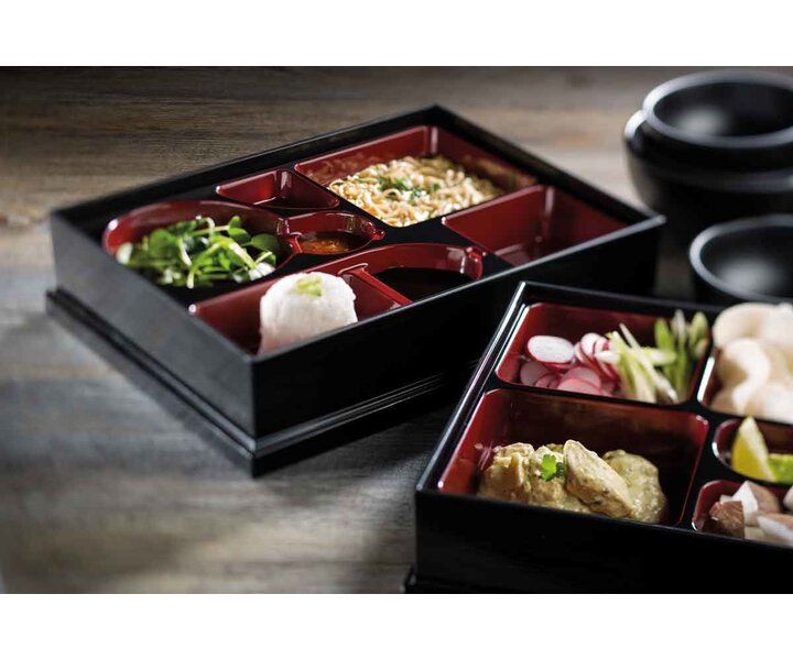 M&T BOITE à BENTO avec couvercle  ABS 30 x 24 x h 6 cm