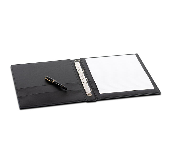 M&T Guest directory black luxerious black PU leather