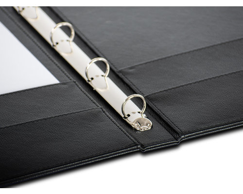 M&T Directoire en simili cuir noir de luxe