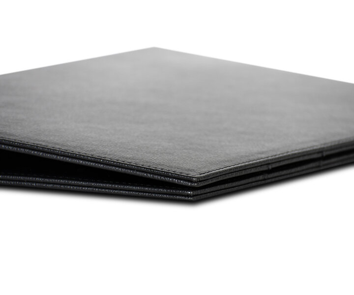 M&T Guest directory black luxerious black PU leather