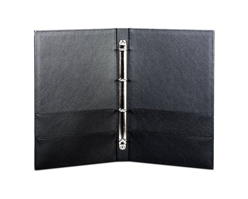 M & T  Guest directory black luxerious black PU leather