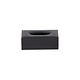 M&T Tissue box black luxerious black PU leather