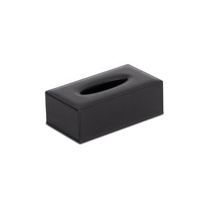 M & T  Tissue box black luxerious black PU leather