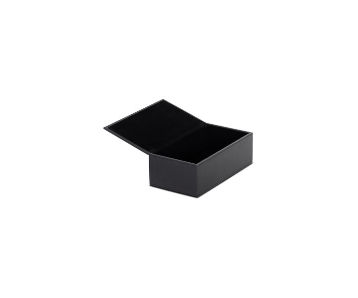 M&T Tissue box black luxerious black PU leather