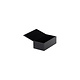 M & T  Tissue box black luxerious black PU leather