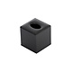 M&T Tissue box black luxerious black PU leather