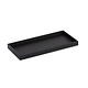 M & T  Tray rectangular 42 x 21 x 3 cm black luxerious black PU leather