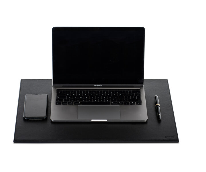 M&T Desk blotter 50 x 38 x 0,9 cm black luxerious black PU leather