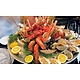 MAUVIEL  Plateau de fruits de mer 40 cm avec grille en aluminium de forte épaisseur