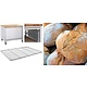 M & T  Bakkers trolley - Mobiele werktafel met houten blad  80 x 60 x h 90 cm