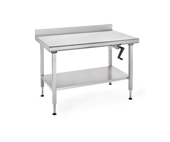 TOURNUS  Werktafel " Ergonomix " in de hoogte verstelbaar  met achteropstand