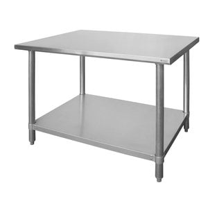 M & T  Working table stainless steel 120 x 60 x h 85 cm