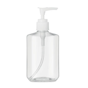 M & T  Bottle with pump lid. Refillable . Capacity 200ml.