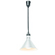 M & T  Rise & fall heating lamp conical silver color aluminium