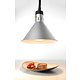 M & T  Lampe  chauffante conique règlable couleur argent  aluminium