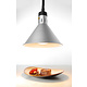 M & T  Rise & fall heating lamp conical silver color aluminium