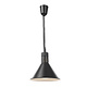 M & T  Rise & fall heating lamp conical black color aluminium