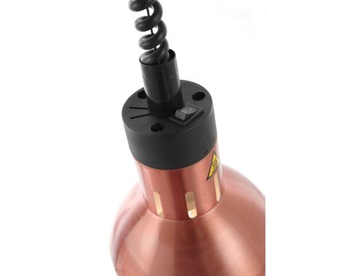 M & T  Rise & fall heating lamp cylindrical copper color aluminium