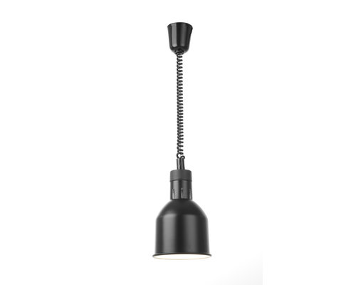 M & T  Lampe  chauffante cylindrique règlable couleur noire aluminium