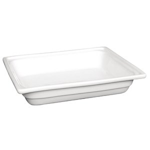 M & T  GN 1/2 porcelaine blanche profondeur 100 mm