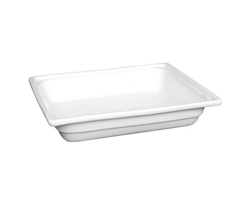 M&T GN 1/2 porcelaine blanche profondeur 100 mm