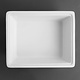 M & T  GN 1/2 white porcelain depth 100 mm