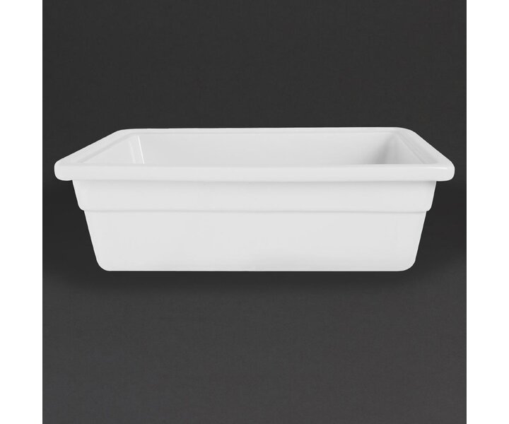 M&T GN 1/2 porcelaine blanche profondeur 65 mm