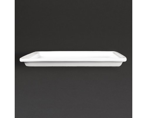 M&T GN 1/2 porcelaine blanche profondeur 30 mm