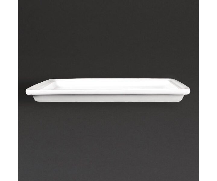 M&T GN 1/2 porcelaine blanche profondeur 30 mm